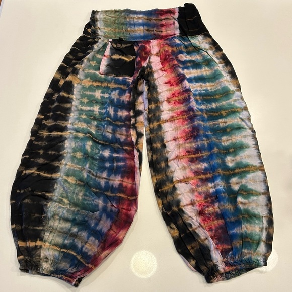 EARTHBOUND Tie-Dye Harem Pants, Large NWOT, Boho Style - Picture 1 of 10